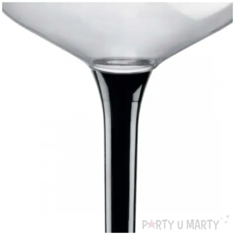 kieliszki jednorazowe szampan classic czarny goldplast 205 ml 10 szt