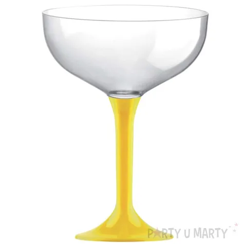 kieliszki jednorazowe szampan classic zolte goldplast 205 ml 10 szt