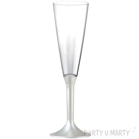 kieliszki jednorazowe szampan long xl perlowe goldplast 160 ml 10 szt