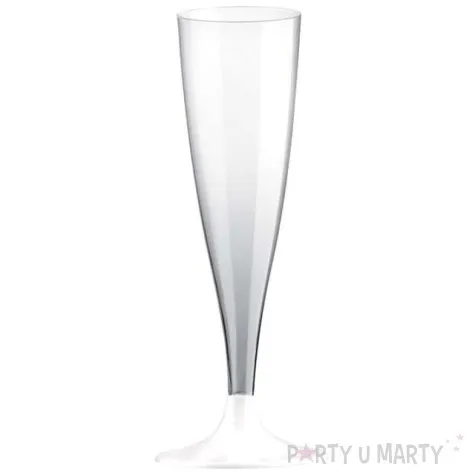 kieliszki jednorazowe szampan premium biale goldplast 140 ml 10 szt