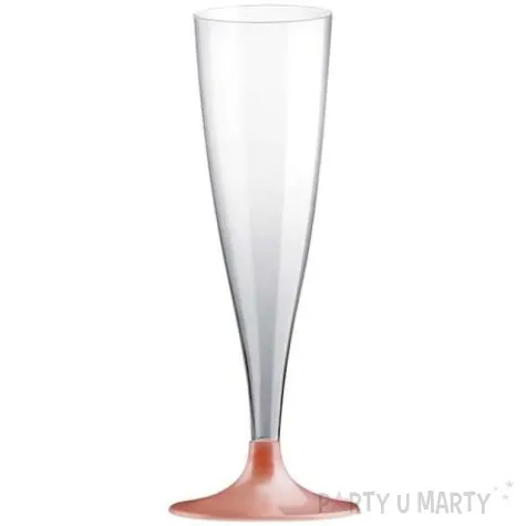 kieliszki jednorazowe szampan premium brzoskwiniowe perlowe goldplast 140 ml 10 szt