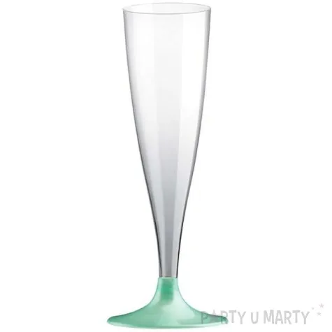 kieliszki jednorazowe szampan premium mietowe perlowe goldplast 140 ml 10 szt