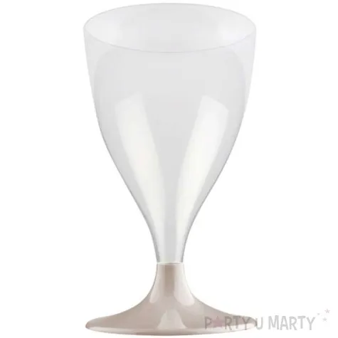 kieliszki jednorazowe wino claassic bezowe goldplast 200 ml 10 szt