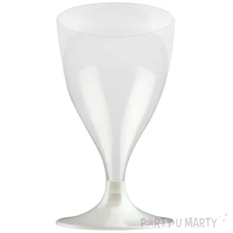 kieliszki jednorazowe wino claassic biale perlowe goldplast 200 ml 10 szt