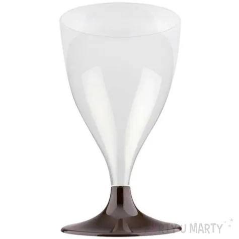 kieliszki jednorazowe wino claassic brazowe goldplast 200 ml 10 szt