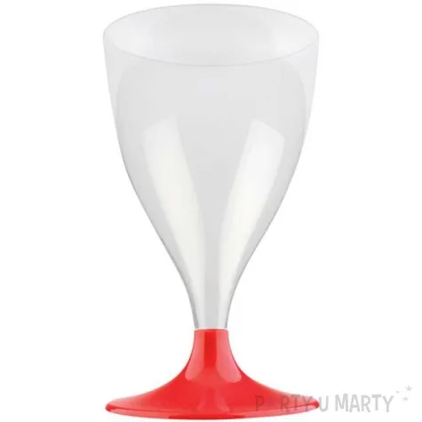 kieliszki jednorazowe wino claassic czerwone goldplast 200 ml 10 szt