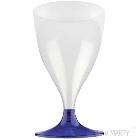 kieliszki jednorazowe wino claassic niebieskie goldplast 200 ml 10 szt