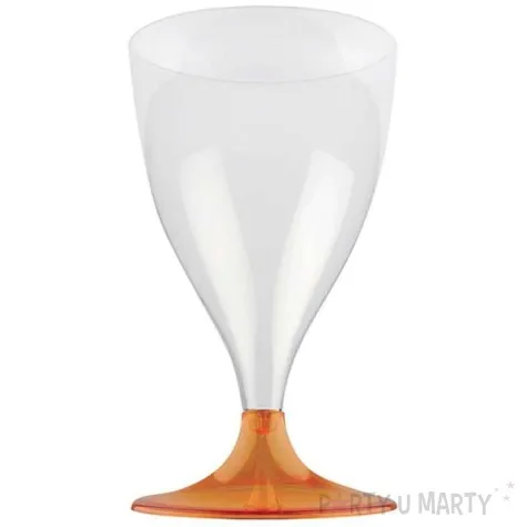 kieliszki jednorazowe wino claassic pomaranczowe goldplast 200 ml 10 szt