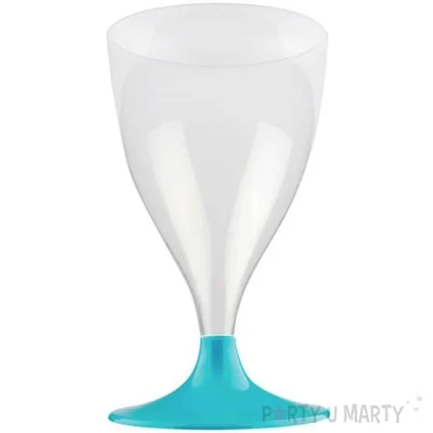 kieliszki jednorazowe wino claassic turkusowe goldplast 200 ml 10 szt