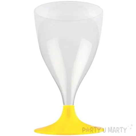 kieliszki jednorazowe wino claassic zolte goldplast 200 ml 10 szt