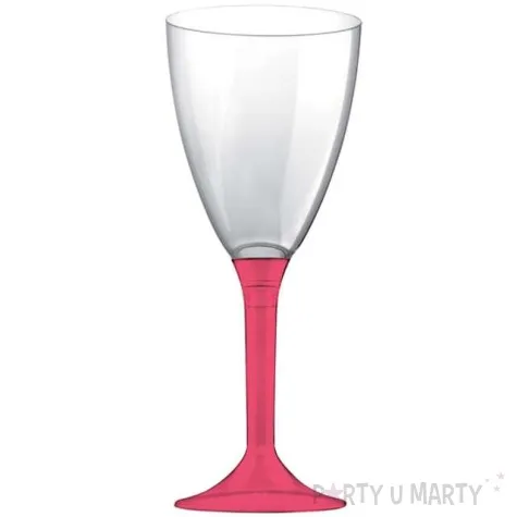kieliszki jednorazowe wino classic rozowe koralowe goldplast 180 ml 10 szt