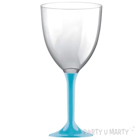 kieliszki jednorazowe wino xl turkusowe goldplast 300 ml 10 szt