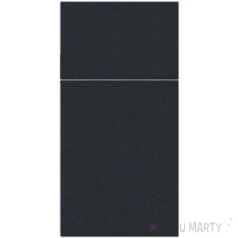 kieszonka na sztucce airlaid classic czarna paw 40 cm 25 szt