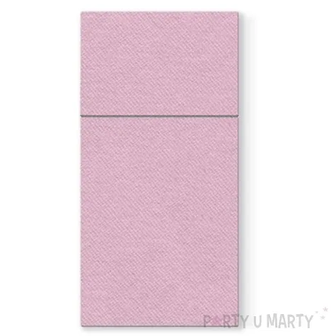 kieszonka na sztucce airlaid monokolor rozowe paw 40 cm 25 szt