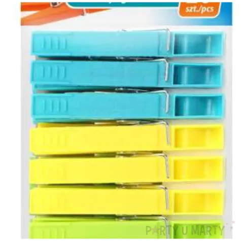 klamerki na pranie classic mix plastikowe ravi 20 szt