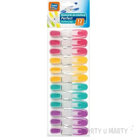 klamerki na pranie perfect bez zagniecen mix ravi 12 szt