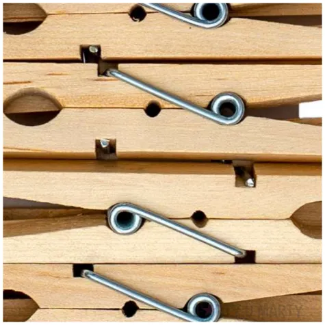 klamerki ozdobne drewniane naturalne aliga 12 szt 7 2 cm