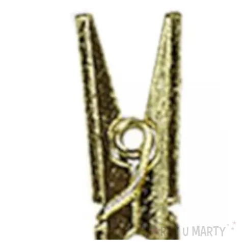 klamerki ozdobne metalik zlote titanum 20 szt