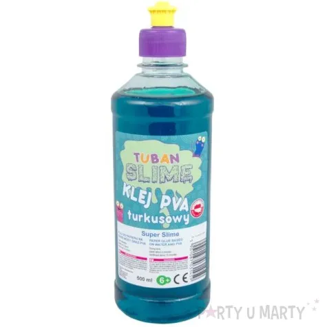 klej pva slime turkusowy tuban 500 ml