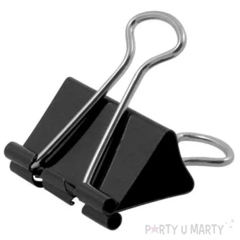 klip biurowy classic 25 mm czarny d rect 12 szt