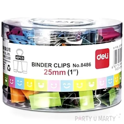 klip biurowy zabawne minki 25 mm mix deli 48 szt