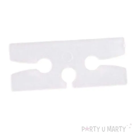 klipsy do balonow 3 dziurki funny fashion 100 szt