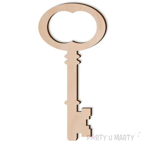 klucz do lania wosku andrzejki klucz 3 drewno 10 cm 10 szt