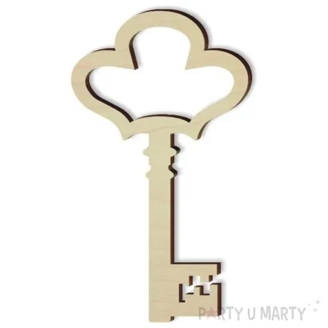 klucz do lania wosku andrzejki klucz 4 drewno 10 cm