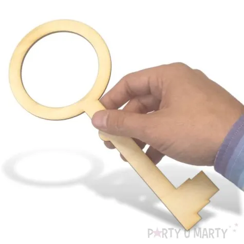 klucz do lania wosku andrzejki xxl 2 drewno 23 cm 10 szt