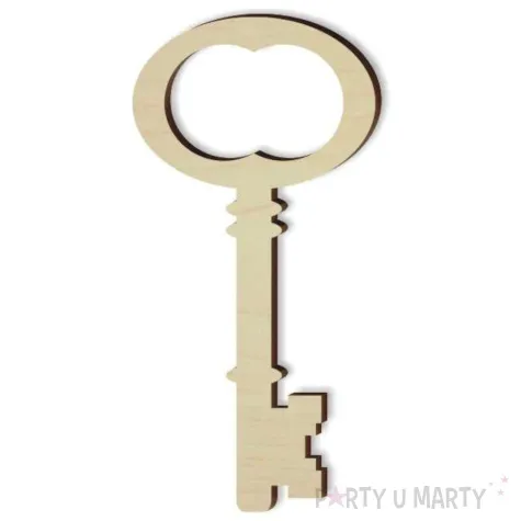 klucz do lania wosku andrzejki xxl 3 drewno 23 cm