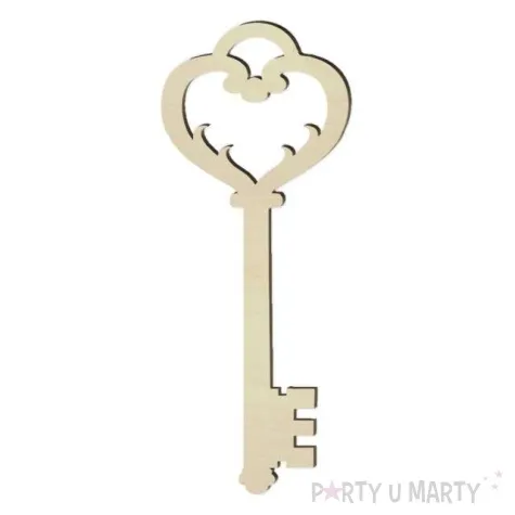 klucz do lania wosku andrzejki xxl 6 drewno 23 cm