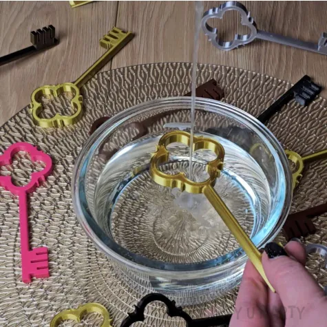 klucz do lania wosku deluxe srebrny 13 cm