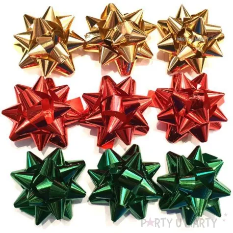 kokardki do prezentow classic metalic mix 9 szt arpex