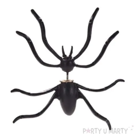 kolczyk pajak wchodzacy do ucha czarny 1 szt