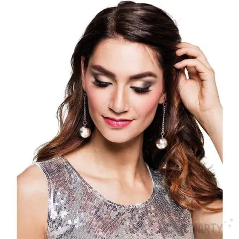 kolczyki dyskotekowe kule boland