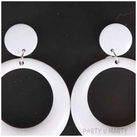 kolczyki kolka flamenco biale fyasa