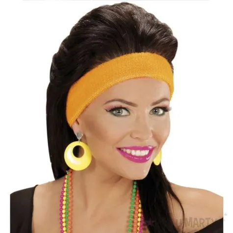 kolczyki kolka neonowe zolte widmann