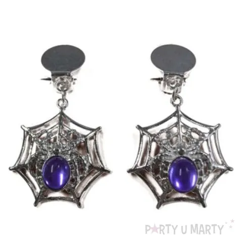 kolczyki pajak halloween funnyfashion 4 cm