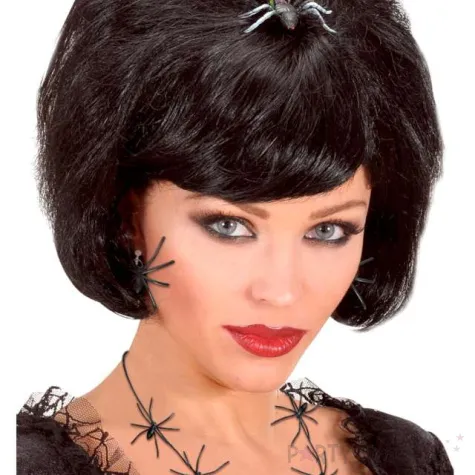 kolczyki pajaki czarne widmann