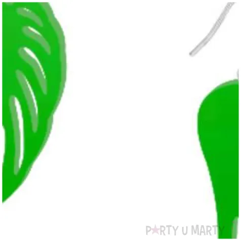 kolczyki skrzydla classic zielone 25x55 mm