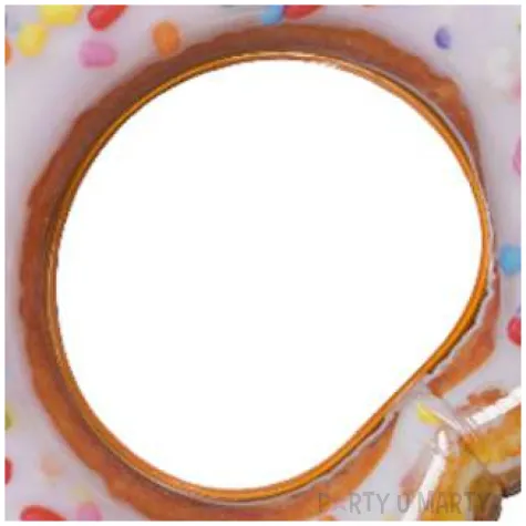 kolo do plywania nadgryziony donut kolorowy ootb