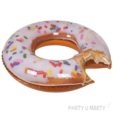 kolo do plywania nadgryziony donut kolorowy ootb