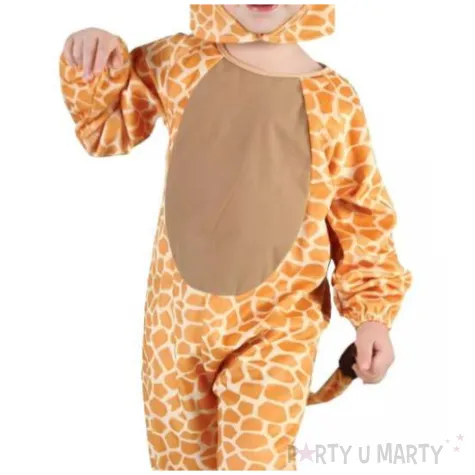kombinezon dzieciecy stroj na karnawal zyrafa rozm 92 104