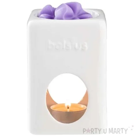 kominek ceramiczny creations aromatic bialy kwadrat bolsius