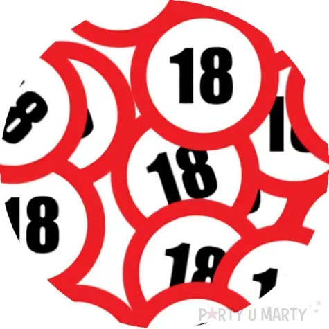 konfetti 18 urodziny congee 36 szt