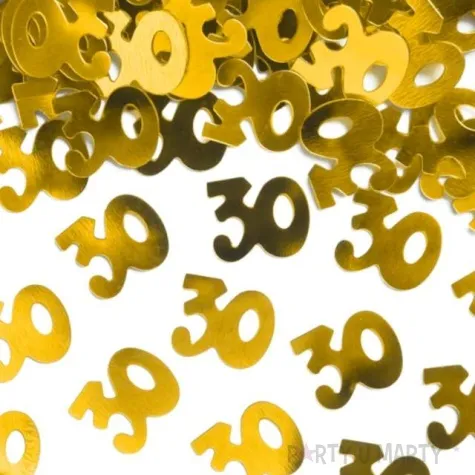 konfetti 30 urodziny zlote partypal 15 g