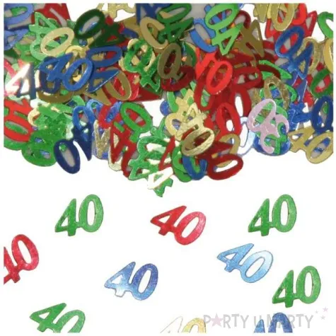 konfetti 40 kolorowe mix folat 14g