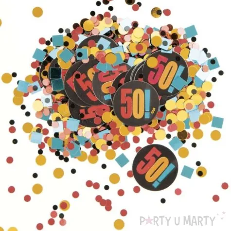 konfetti 50 czarne cheer unique 14 2 g