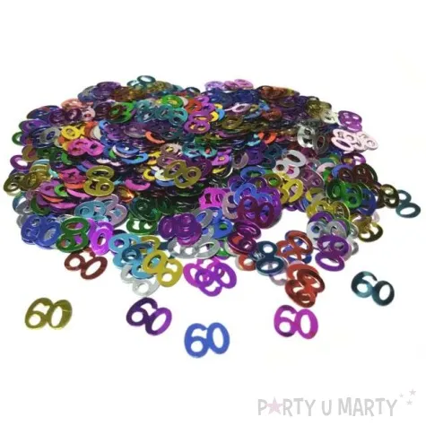 konfetti 60 kolorowe amscan 14g