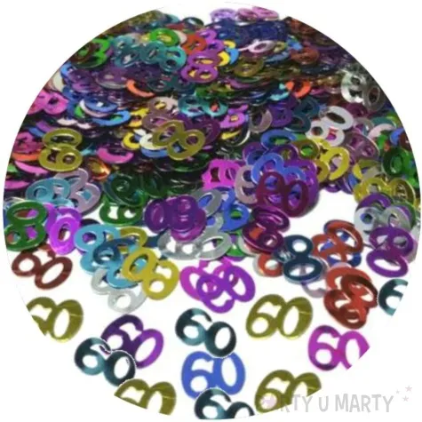 konfetti 60 kolorowe amscan 14g